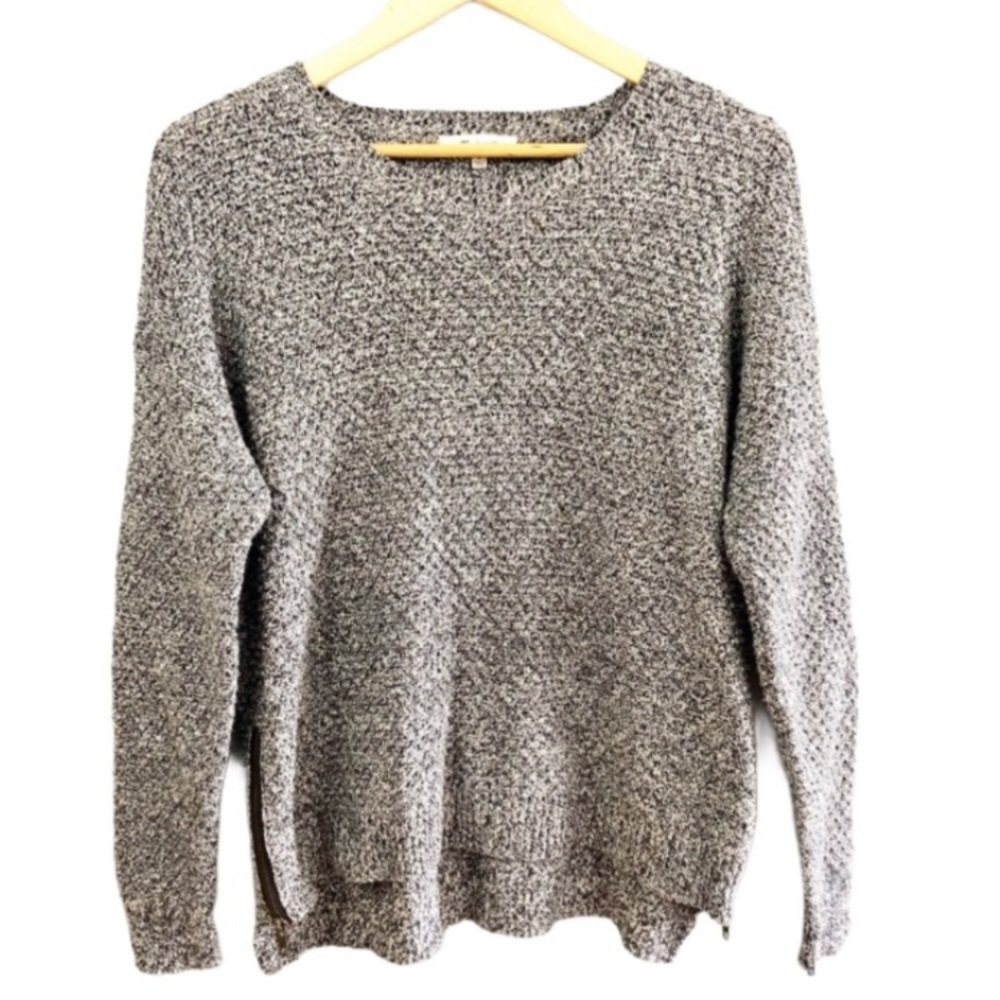 Madewell Pullover Sweater With Zipper Detail